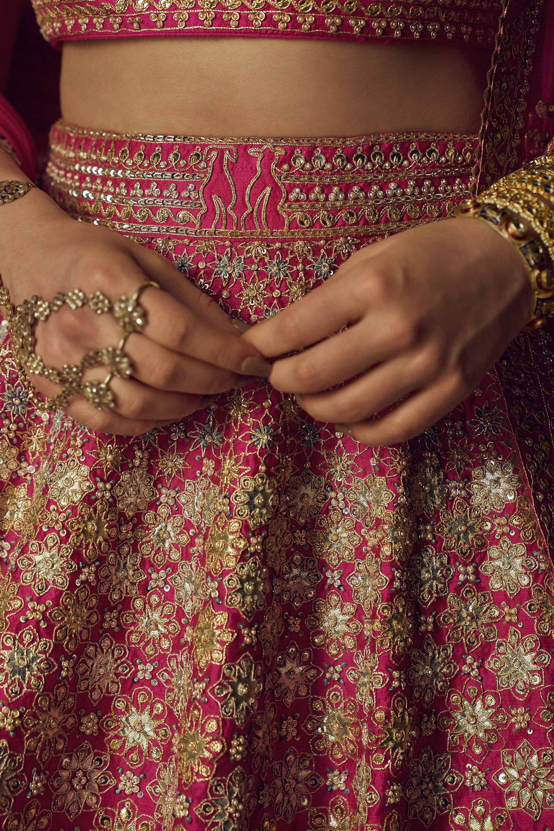 Omera Lehenga - Pink, Pink, image 3